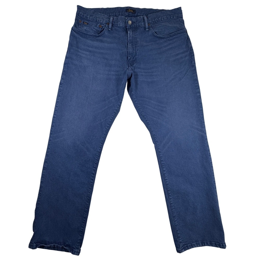 Polo Ralph Lauren Hampton Relaxed Mens Straight Leg Jeans Indigo Blue 36x30